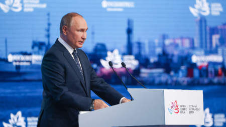 Владимир Путин във Владивосток, 7 септември 2022 г.