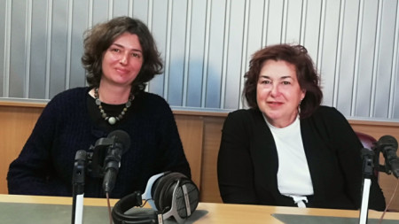 Диана Андреева - Попйорданова и Милена Димитрова (вдясно)
