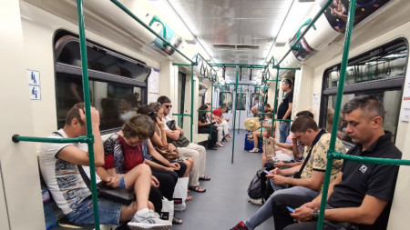 В софийското метро -  юли 2022 г.