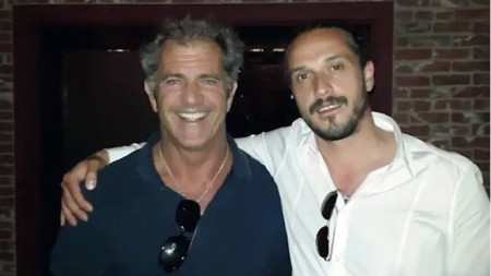 Mel Gibson and Hristo Jivkov