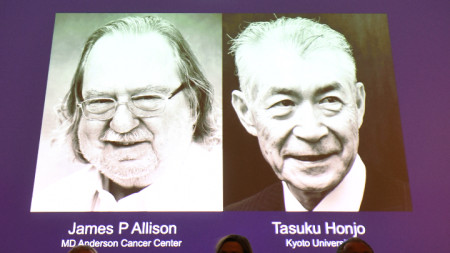 Джеймс Алисън и Тасуку Хонджо са тазгодишните носители на Нобелова награда за медицина