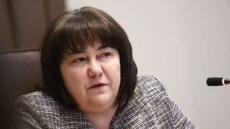 Служебния министър на финансите Росица Велкова- Желева