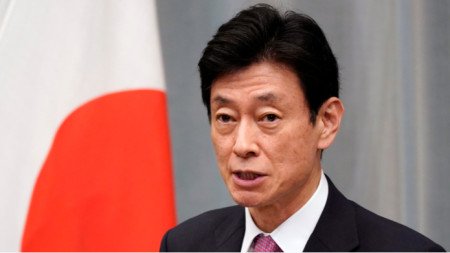 Japanese Minister of Economy, Trade and Industry Nishimura Yasutoshi.
