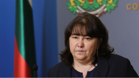 Finance Minister in the caretaker government Rositza Velkova 
