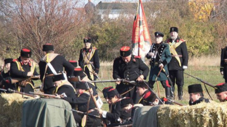 Възстановка на битката при Сливница 