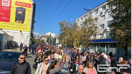 В Бургас протестът срещу въвеждането на зелени сертификати за достъп