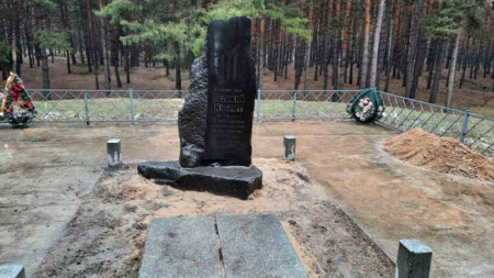 Das Denkmal von Khan Kubrat in Mala Pereschtschepyna