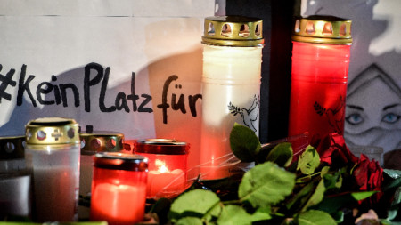 Бдение за жертвите от Ханау в Германия (илюстративна снимка)