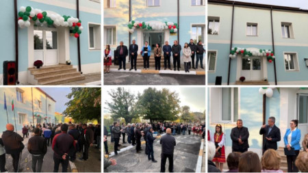 Обновената сграда на кметството в село Мишевско