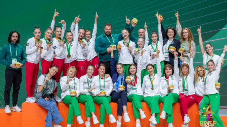 България с три златни медала на ЕП  по художествена гимнастика в Будапеща