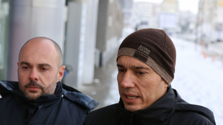 Столичният кмет Васил Терзиев (вдясно) дава информация за зимната обстановка -  26 ноември 2023 г.