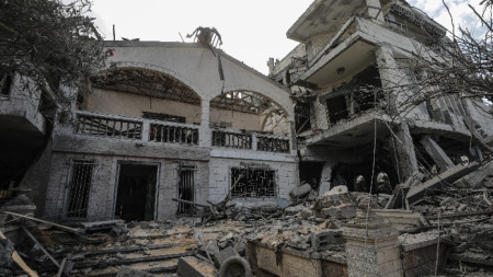 Разрушения в Газа вследствие на израелски бомбардировки, 19 октомври 2023 г.