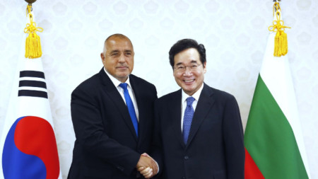 Премиерът Бойко Борисов се срещна с министър-председателя на Република Корея Ли Нак-йон в Сеул.