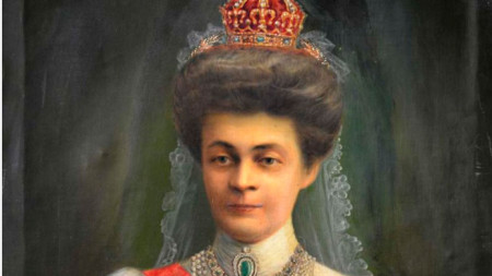 Портрет на царица Елеонора от  Георги Евстатиев, 1908 г. 