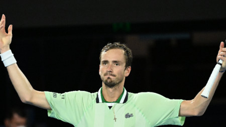 Даниил Медведев остана на крачка от спечелването на откритото първенство на Австралия по тенис