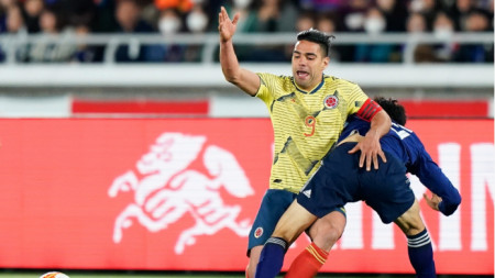 Капитанът Фалкао отбеляза единствения гол за Колумбия.