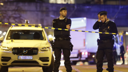 Полицаи блокират района на атаката около Гар дю Нор в Брюксел