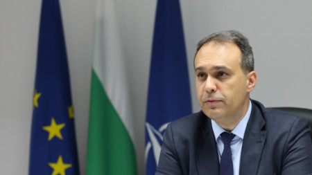 Bulgaria's outgoing Minister of Defense Dragomir Zakov