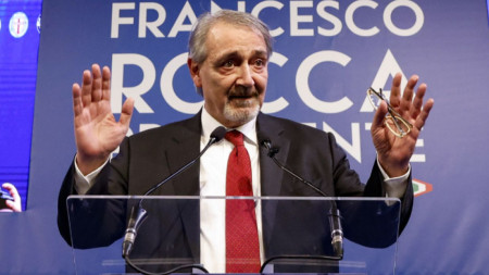 Бившият председател на италианския Червен кръст Франческо Рока бе избран за областен управител на Лацио