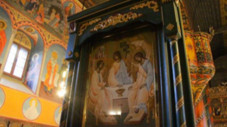 Икона Святой Троицы-Ветхозаветной