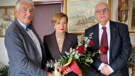 Посланик Айлин Секизкьок се срещна с председателя на БЧК Христо Григоров