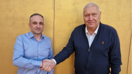 Милен Василев (вляво)  от БСФШ и Васил Антонов (БФШ 2022) преди време.