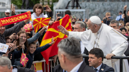 Папа Франциск в Северна Македония