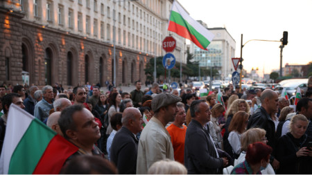 Manifestation en soutien des mineurs et énergéticiens à Sofia