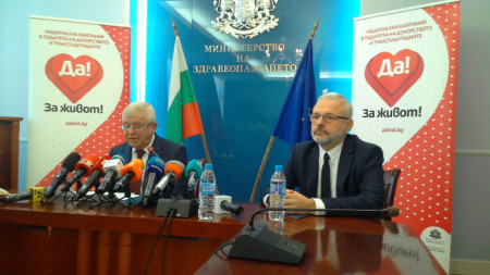 Министър Кирил Ананиев и Росен Иванов