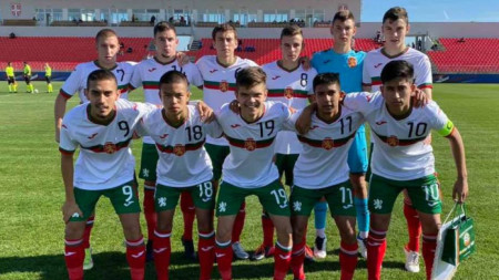 Юношеският национален отбор на България по футбол до 17 години попадна в