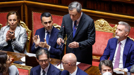 Изслушване на Марио Драги в италианския Сенат, 20 юли 2022 г.
