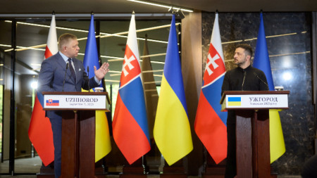 Роберт Фицо и Володимир Зеленски