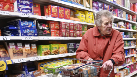 Брекзит е довел до покачване на цените на храните внасяни
