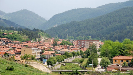 Изглед от село Елешница