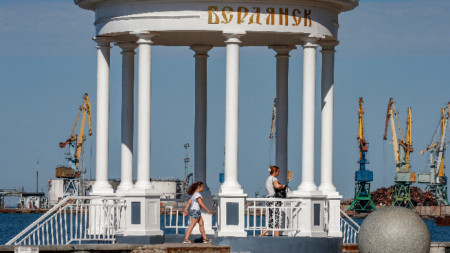 Пристанището на Бердянск, 14 юни 2022 г.