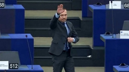 MEP Angel Dzhambazki explained later that it was a 