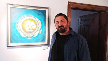 Ивайло Атанасов за първи път представи своя творба в Керимовата къща - 
