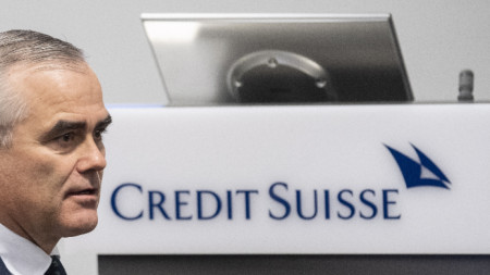 Томас Готщайн, главен изпълнителен директор на швейцарската банка Credit Suisse.