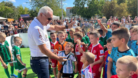 Hristo Stoichkov în Burgas