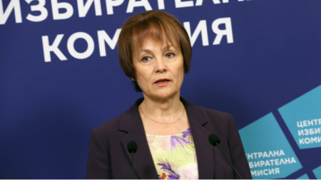 Rositsa Mateva, Comisión electoral central, foto: BTA