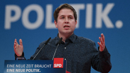 Лидерът на младежкото крило на германските социалдемократи Кевин Кюнерт