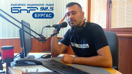 Борислав Борисов в студиото на БНР Бургас