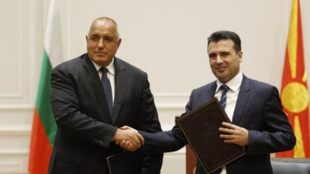 Bojko Borissow und Zoran Zaev