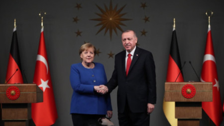 Ангела Меркел и Реджеп Ердоган