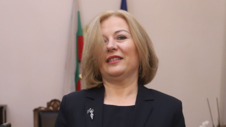 Министърът на правосъдието Надежда Йорданова