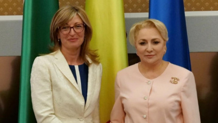 Екатерина Захариева и румънският премиер Виорика Дънчила 