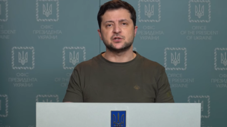 Украинският президент Володимир Зеленски заяви че е в ход очакваната