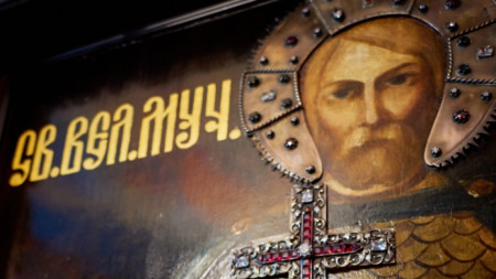 Чудотворната икона на Св. Мина в Обрядовския манастир край София 