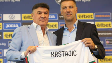 Borislav Mikhaïlov et Mladen Krstajić