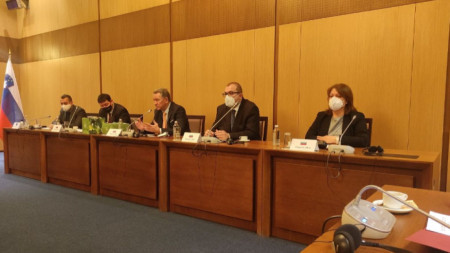 Срещата на здравия министър Стойчо Кацаров с посланиците на ЕС в България.